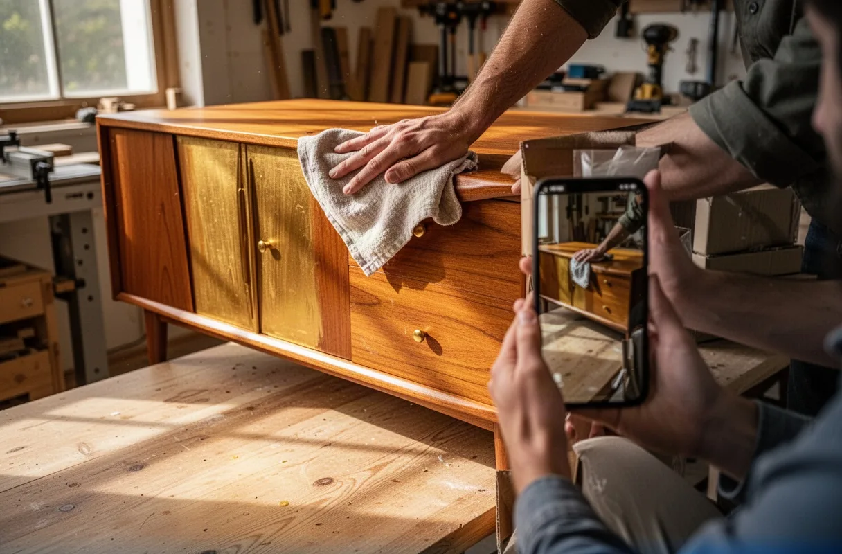 Mid-Century Teak and Rosewood Refurbishment